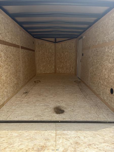 New 2026 Cargo Mate EHECO714TA2-24 Enclosed 7x14 TA RAMP DOOR (GVW:7000) WHITE
