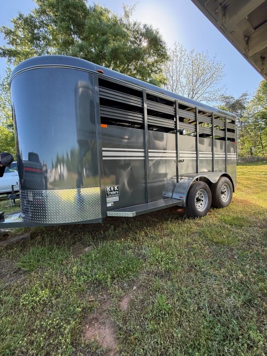 New 2026 Bee 16' Stock Bumper Pull Horse Trailer