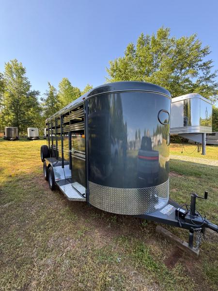 New 2026 Bee 16' Stock Bumper Pull Horse Trailer
