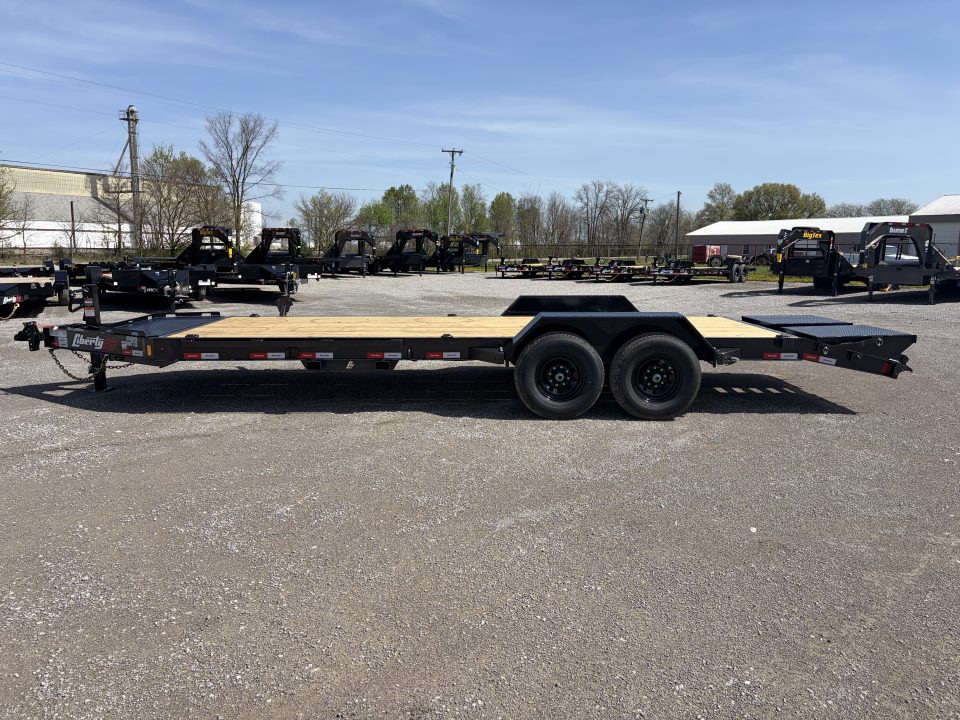 New 2026 Liberty LE14K83X19+3B8BAR (83" X 19' + 3') 15.4K Max Ramp Equipment Trailer
