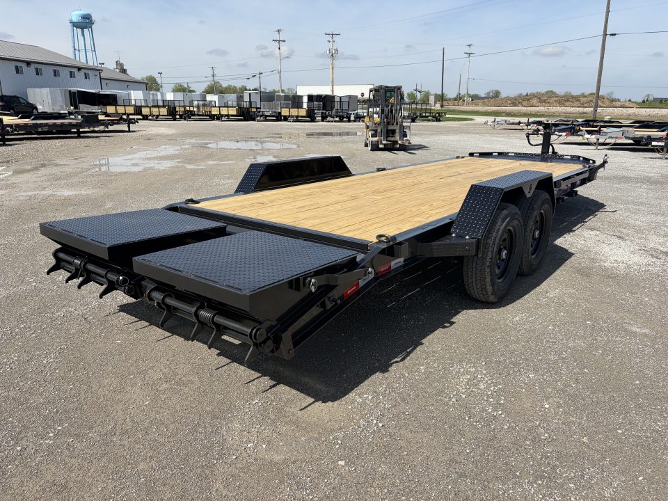 New 2026 Liberty LE14K83X19+3B8BAR (83" X 19' + 3') 15.4K Max Ramp Equipment Trailer