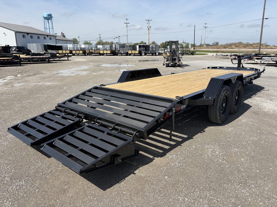 New 2026 Liberty LE14K83X19+3B8BAR (83" X 19' + 3') 15.4K Max Ramp Equipment Trailer