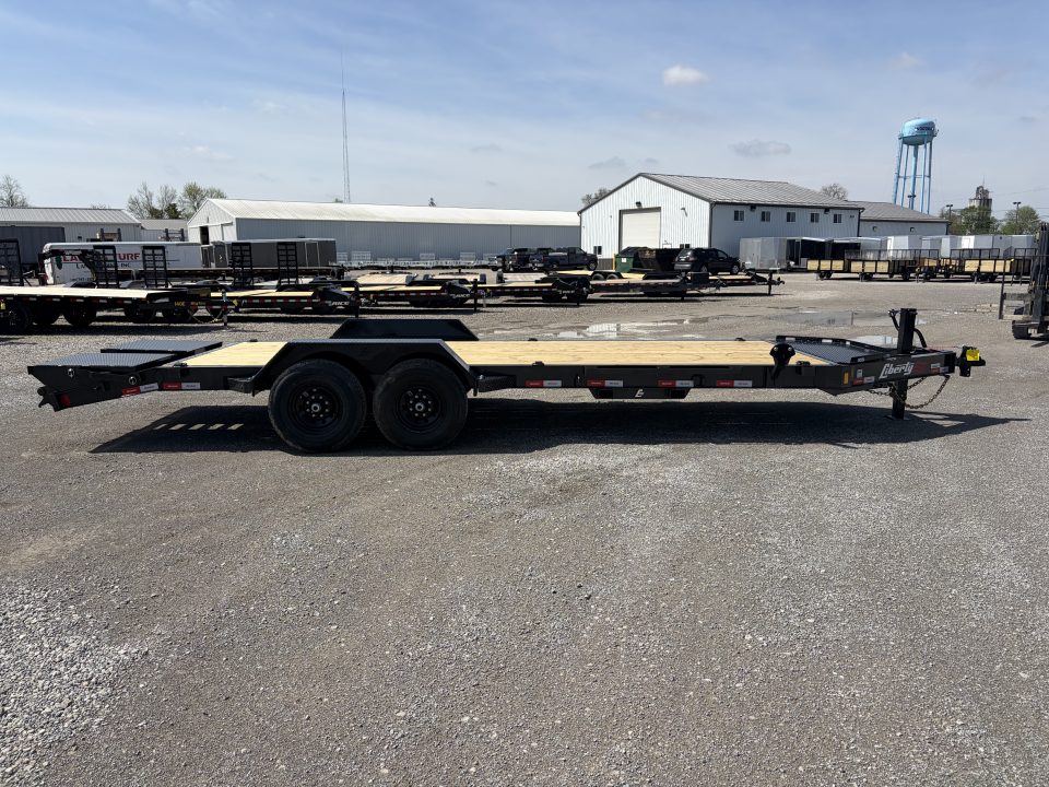 New 2026 Liberty LE14K83X19+3B8BAR (83" X 19' + 3') 15.4K Max Ramp Equipment Trailer