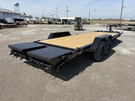 New 2026 Liberty LE14K83X19+3B8BAR (83" X 19' + 3') 15.4K Max Ramp Equipment Trailer