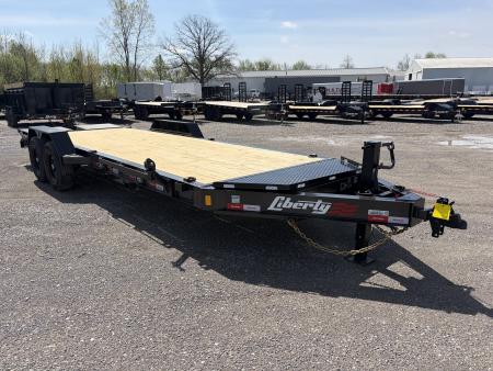 New 2026 Liberty LE14K83X19+3B8BAR (83" X 19' + 3') 15.4K Max Ramp Equipment Trailer