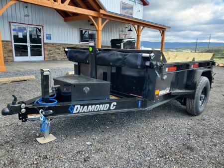 New 2026 Diamond C Trailers GST106 Dump Trailer / 60"X8' / 6000GVWR