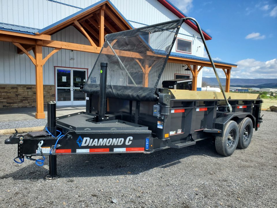 New 2026 Diamond C Trailers LPT207 Dump Trailer / 82"X 14' / 15500 GVWR / Pacesetter Edition