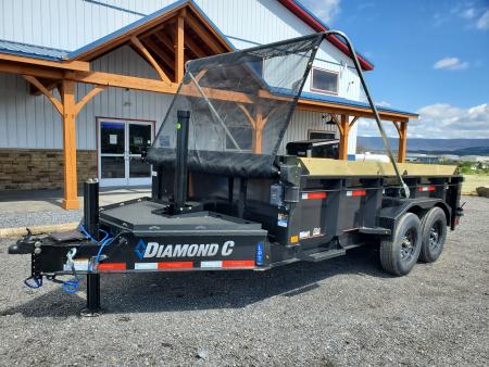 New 2026 Diamond C Trailers LPT207 Dump Trailer / 82 X 14' / 15500 GVWR / Pacesetter Edition