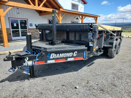 New 2026 Diamond C Trailers LPT207 Dump Trailer / 82"X 14' / 15500 GVWR / Pacesetter Edition