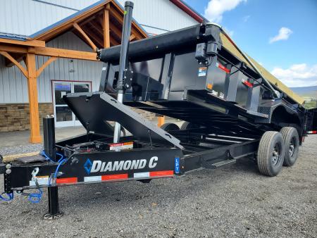 New 2026 Diamond C Trailers LPT207 Dump Trailer / 82"X 14' / 15500 GVWR / Pacesetter Edition