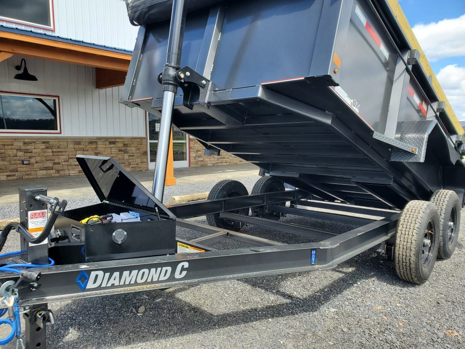New 2026 Diamond C Trailers LPT207 Dump Trailer / 82"X 14' / 15500 GVWR / Pacesetter Edition