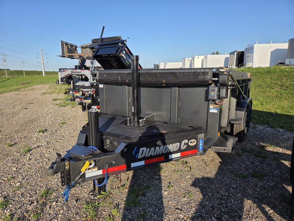 New 2026 Diamond C Trailers LPT207 Dump Trailer / 82"X 14' / 15500 GVWR / Pacesetter Edition