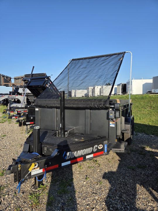 New 2026 Diamond C Trailers LPT207 Dump Trailer / 82"X 14' / 15500 GVWR / Pacesetter Edition