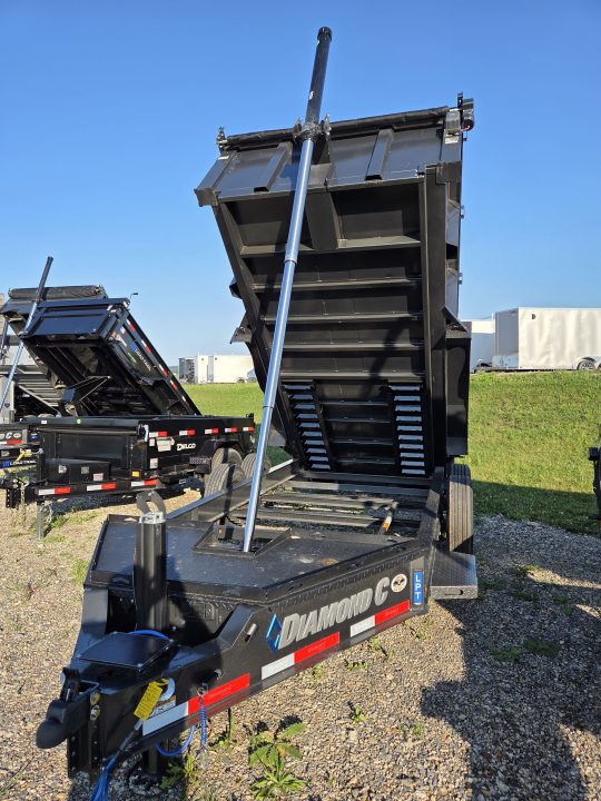New 2026 Diamond C Trailers LPT207 Dump Trailer / 82"X 14' / 15500 GVWR / Pacesetter Edition