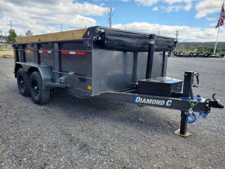 New 2026 Diamond C Trailers LPT207 Dump Trailer / 82"X 14' / 15500 GVWR / Pacesetter Edition