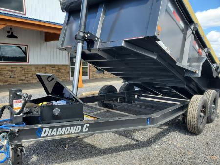New 2026 Diamond C Trailers LPT207 Dump Trailer / 82"X 14' / 15500 GVWR / Pacesetter Edition
