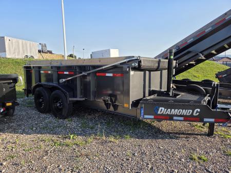 New 2026 Diamond C Trailers LPT207 Dump Trailer / 82 X 14' / 15500 GVWR / Pacesetter Edition