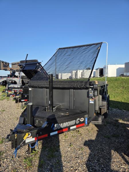 New 2026 Diamond C Trailers LPT207 Dump Trailer / 82"X 14' / 15500 GVWR / Pacesetter Edition