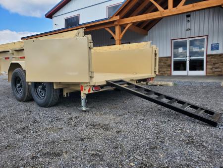 New 2026 Diamond C Trailers MDT206 Dump Trailer / 77"X12' / 9890 GVWR