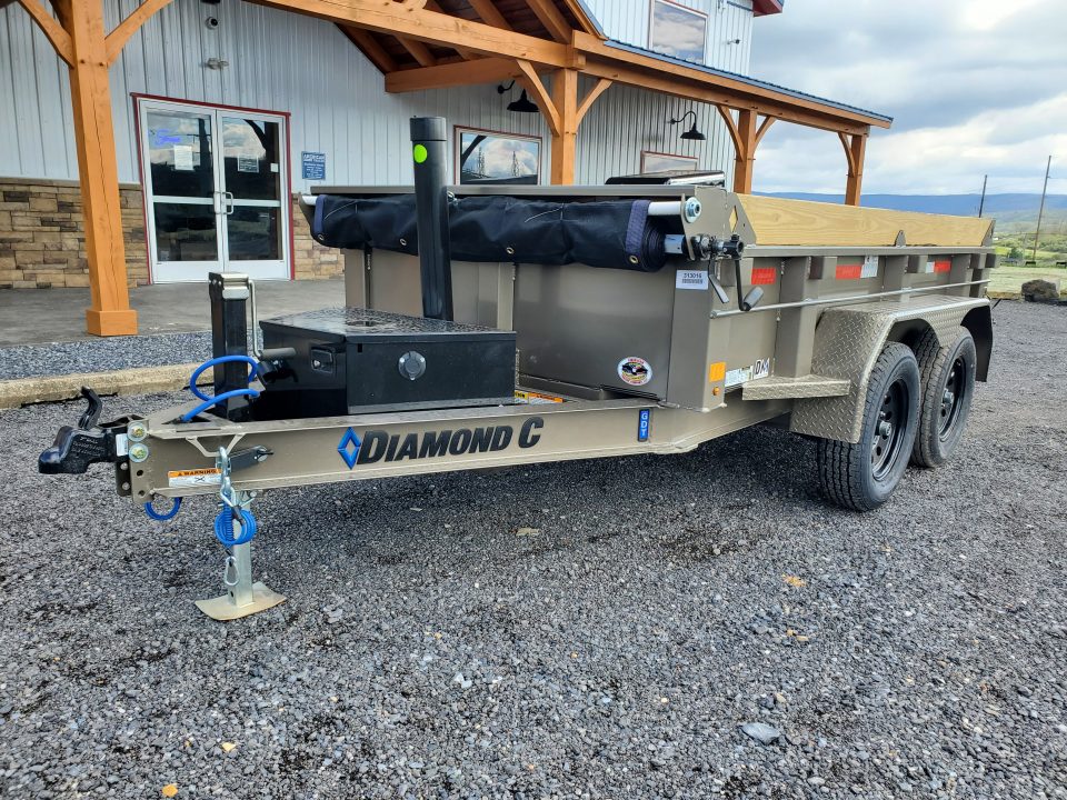 New 2026 Diamond C Trailers GDT235 Dump Trailer / 60"X10' / 7000 GVWR