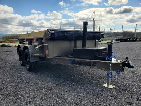 New 2026 Diamond C Trailers GDT235 Dump Trailer / 60"X10' / 7000 GVWR
