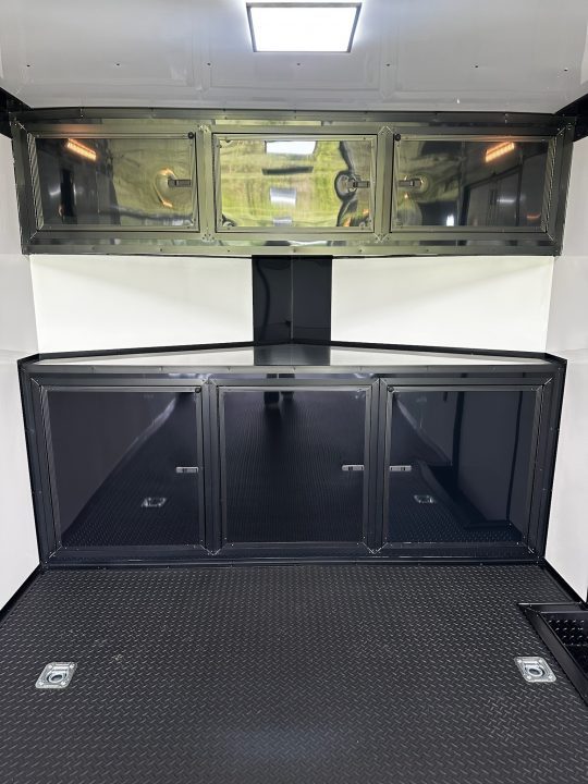 New 2026 Rock Solid Cargo 8.5x32 Race Trailer-Finished Interior-Triple 7000 TORSIONS -HD RAMP-10" BOGEY WHEELS-50 AMP ELECTRIC PACKAGE
