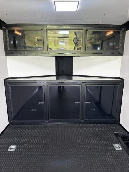 New 2026 Rock Solid Cargo 8.5x32 Race Trailer-Finished Interior-Triple 7000 TORSIONS -HD RAMP-10" BOGEY WHEELS-50 AMP ELECTRIC PACKAGE
