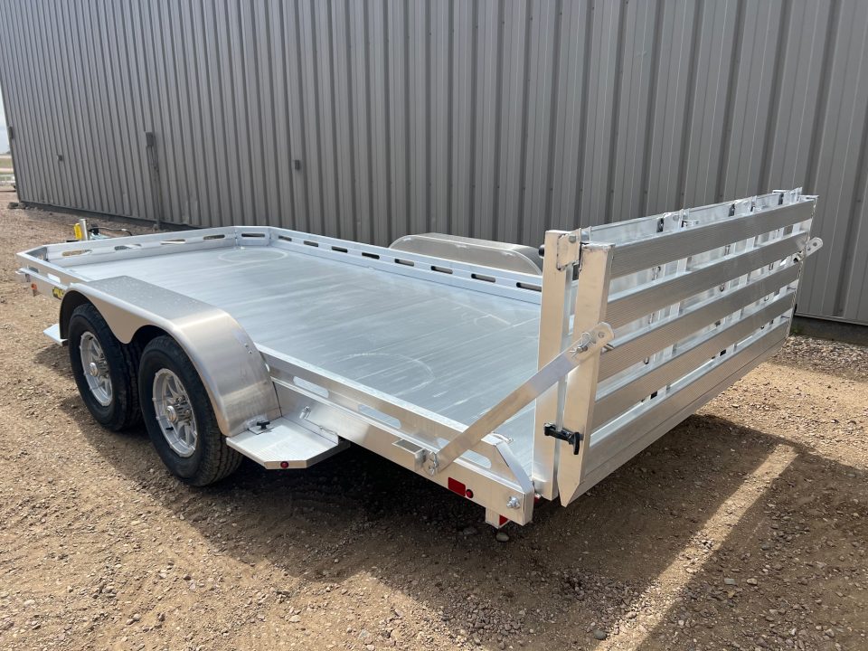 New 2027 Aluma 78 x 14 7814TA Tandem Utility Trailer