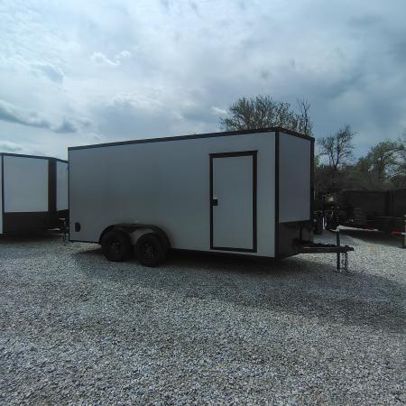 New 2026 Maximum Cargo Trailers 7x16 TA, 7' interior height , 35k axles, .080 polycore Cargo / Enclosed Trailer