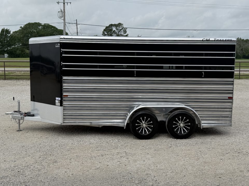 Used 2013 CM 3 Horse Bumper Pull Horse Trailer