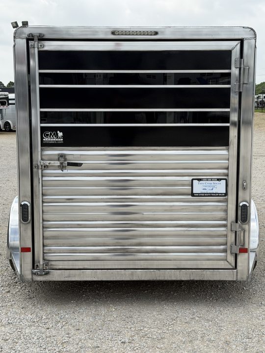 Used 2013 CM 3 Horse Bumper Pull Horse Trailer