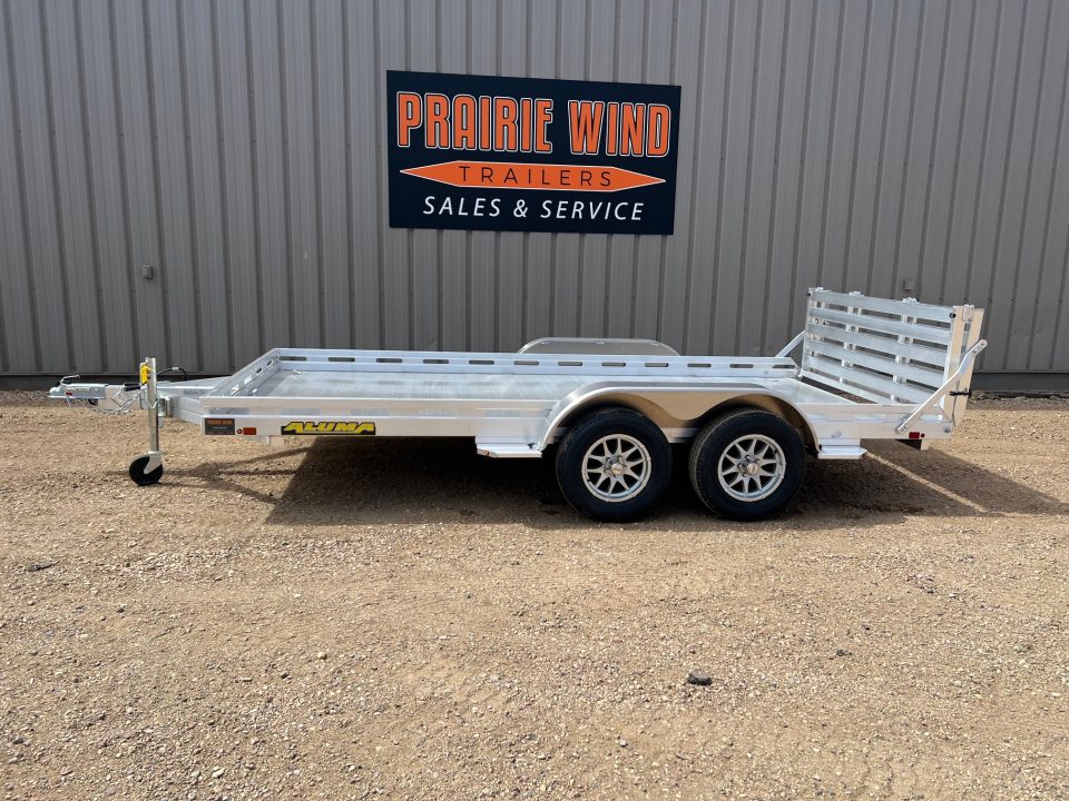 New 2027 Aluma 14' Aluminum 8014TA Utility Trailer