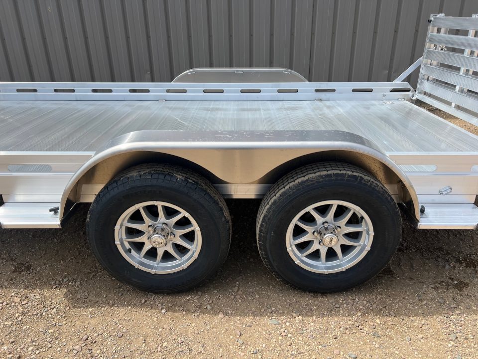 New 2027 Aluma 14' Aluminum 8014TA Utility Trailer