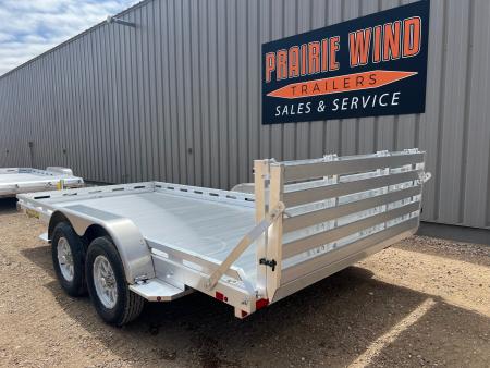 New 2027 Aluma 14' Aluminum 8014TA Utility Trailer