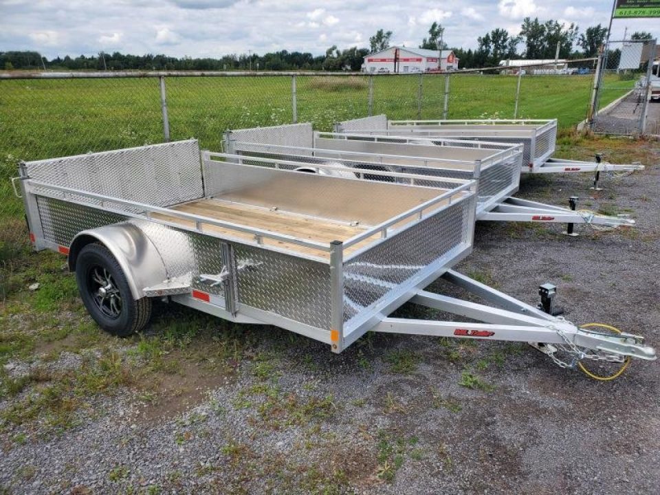 New 2027 Enbeck All Aluminum 6'x10' SA-3500 Utility Trailer