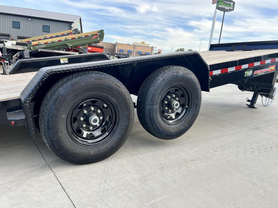 New NEW 2026 HEAVY DUTY H&H Speedloader 24’ POWER TILTbed flatbed Trailer 2-7000 lb axles =14K