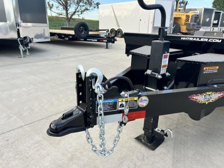 New NEW 2026 HEAVY DUTY H&H Speedloader 24’ POWER TILTbed flatbed Trailer 2-7000 lb axles =14K