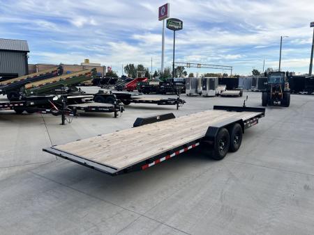New NEW 2026 HEAVY DUTY H&H Speedloader 24’ POWER TILTbed flatbed Trailer 2-7000 lb axles =14K
