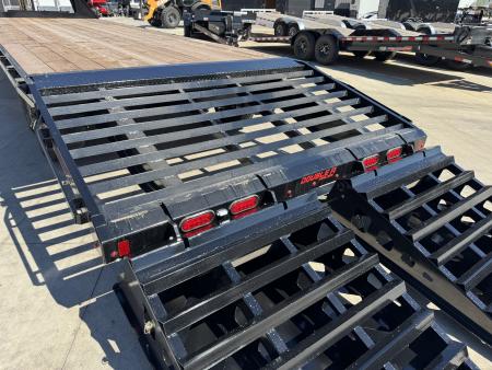 New 2026 Double A 28’ Gooseneck Deckover 23’ plus 5’ x 102” with 2-7K tandem axles=14k