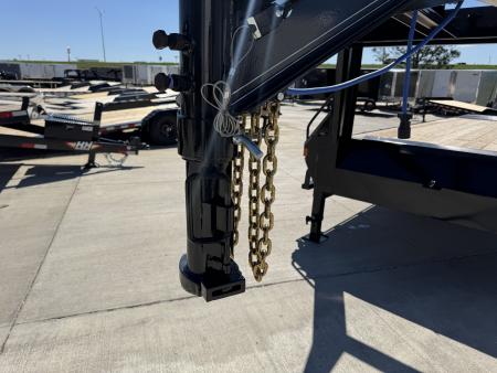 New 2026 Double A 28’ Gooseneck Deckover 23’ plus 5’ x 102” with 2-7K tandem axles=14k