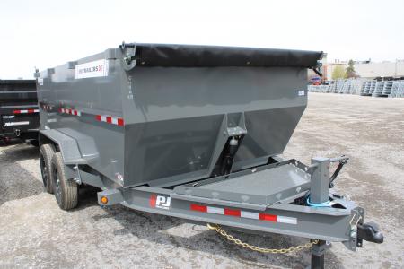 New 2026 PJ Trailers 14' DT1 15.4K GVWR STOCK ID 53094 Dump Trailer