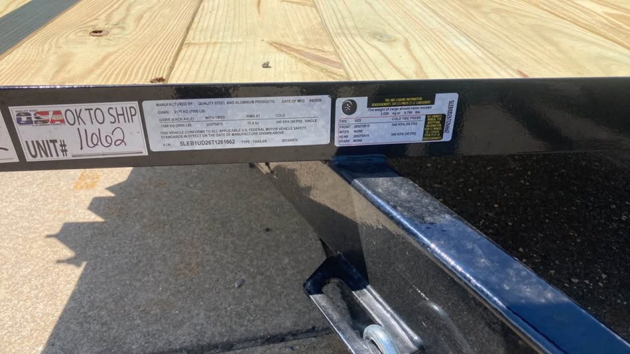 New 2026 Quality Steel and Aluminum 7x14 Landscape Trailer
