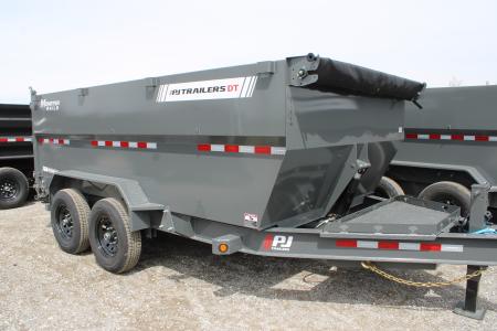 New 2026 PJ Trailers 14' DT1 HS STOCK ID 53093 Dump Trailer
