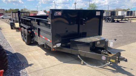 New 2026 Quality Steel and Aluminum 7x16 Dump Trailer