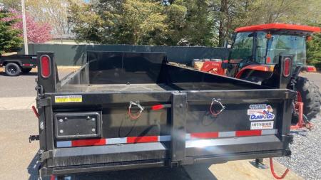 New 2026 Quality Steel and Aluminum 7x16 Dump Trailer