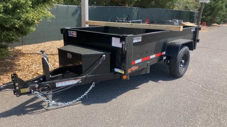 New 2026 Quality Steel and Aluminum 5x10 Dump Trailer