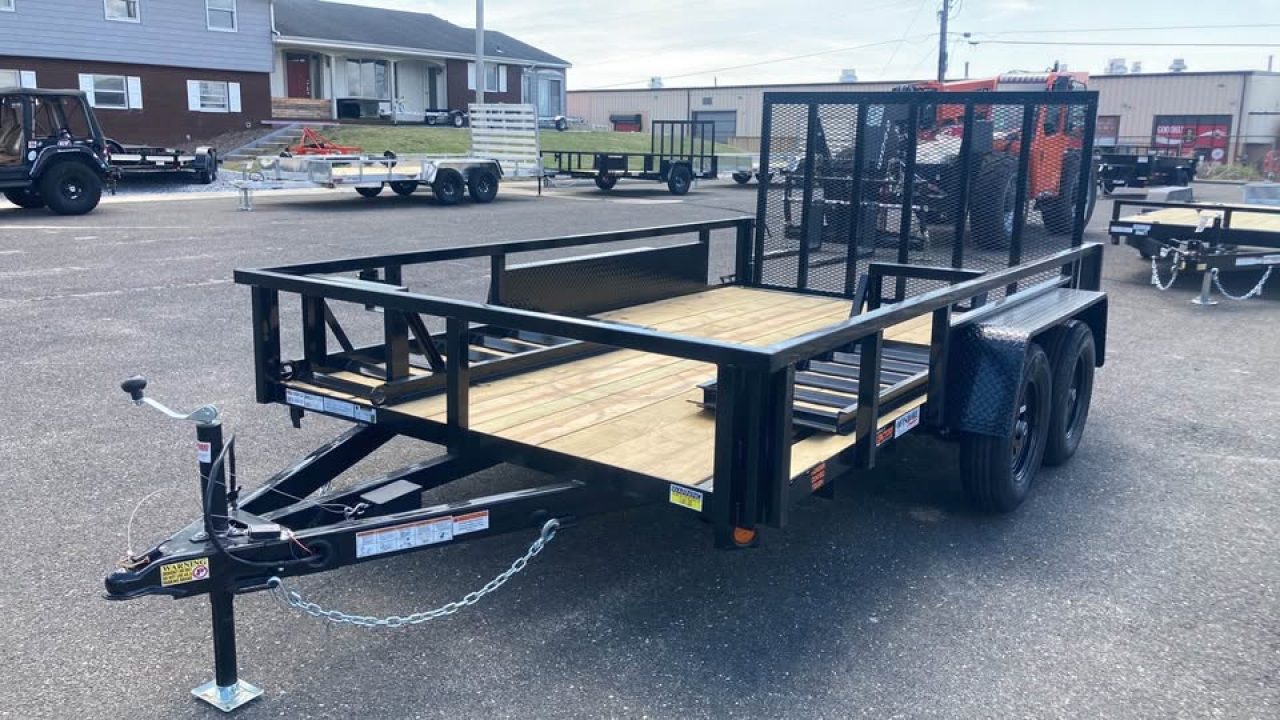 New 2026 Quality Steel and Aluminum 7x12 Landscape Trailer