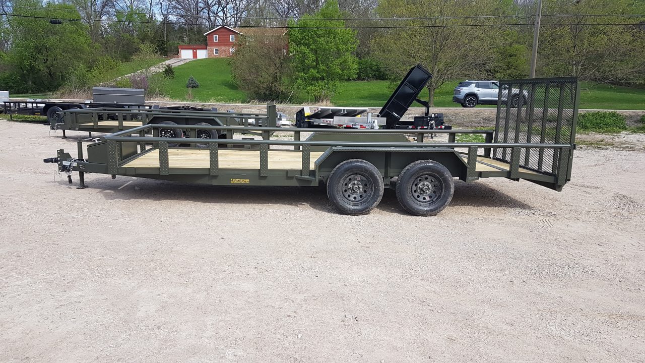 New 2026 MEB 83' x 18' Pipetop Utility Trailer W/ Ramp 7K Utility Trailer