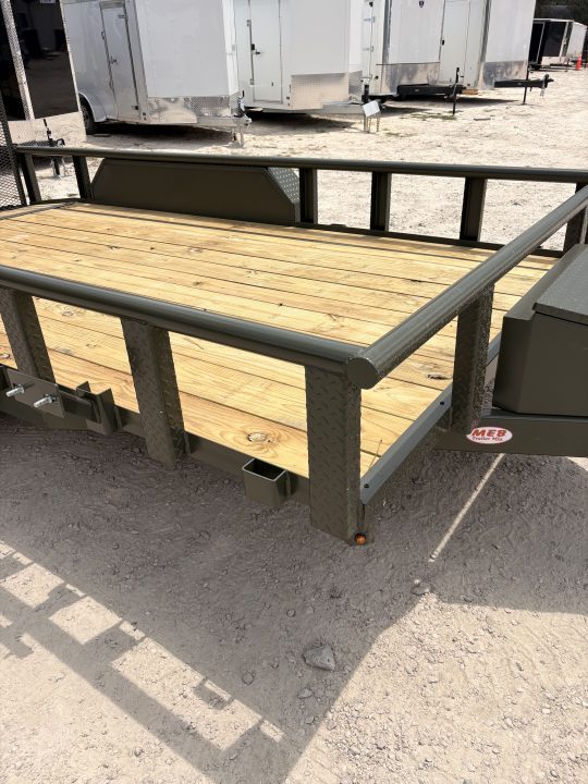 New 2026 MEB 83' x 16' Pipetop Utility Trailer W/ Ramp 7K