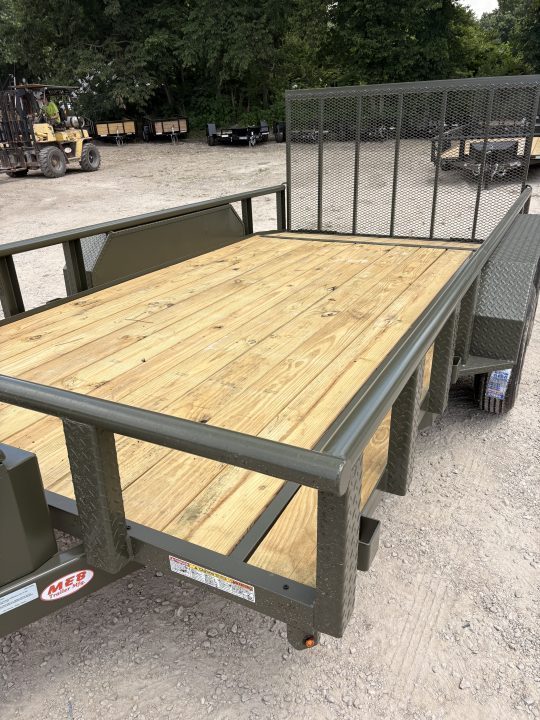 New 2026 MEB 83' x 16' Pipetop Utility Trailer W/ Ramp 7K